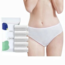 Women Cotton Disposable Panties Free Washing Portable Postpartum Monthly Menstrual Underwear Daily Trip Briefs Travel