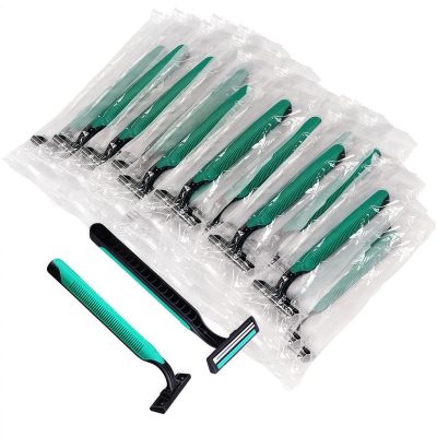 Travel Hotel Disaster Relief Disposable Razor Blade Clean Body Shaving Hair Remover Pisau Cukur Pakai Badan Bersih Bulu