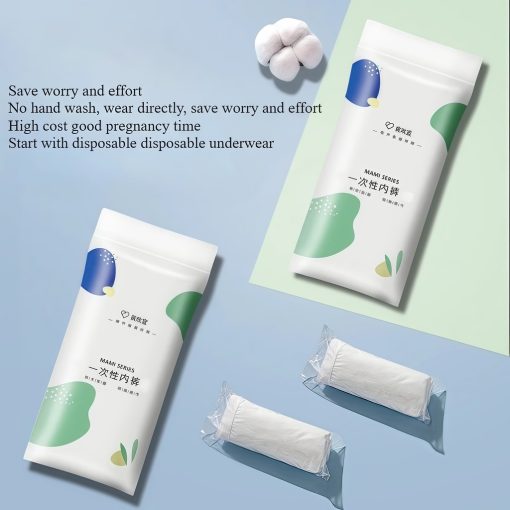 Women Cotton Disposable Panties Free Washing Portable Postpartum Monthly Menstrual Underwear Daily Trip Briefs Travel - Image 8