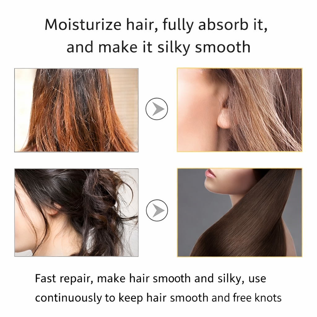 【L'UODAIS】Argan Oil Essence Hair Care Repairing Serum Fragrance Smoothing Protects Damaged Hair & Scalp Care Conditioner - Image 3