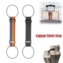 Luggage Elastic Strap Suitcase Bungee Adjustable Travel Bag Holder Buckle Carry On Accessory
