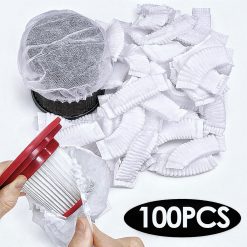 Vacuum Filter Mesh Cover Disposable Non Woven Dust Bag Protector 100pcs Universal Fit Washable Anti Clog