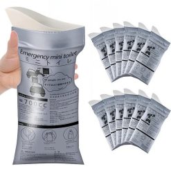 Disposable Urinal Bag Emergency Travel Pee Bag 700ml Unisex Portable Camping Urine Pack Motion Sickness Vomit Bag
