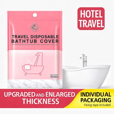 Travel Disposable Bathtub Cover HDPE Waterproof Hygiene Bath Bag Hotel Homestay Portable Single Use 120x320cm