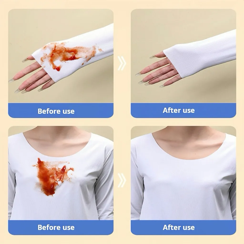Clothes Stain Removal Wipes Emergency Rescue Remover Cleaning Tissue Wipe Instant Clothe Cleaning - Image 6