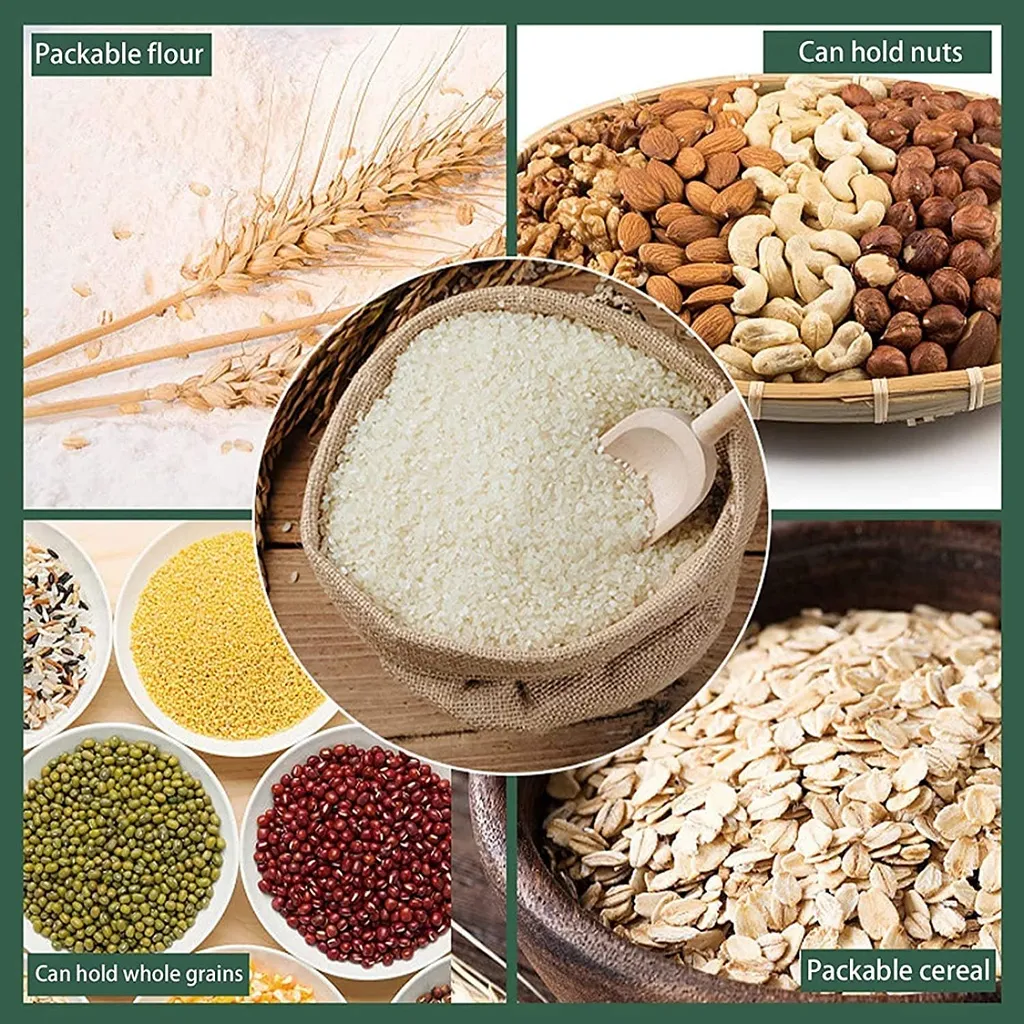Grain Whole Sealed Bag Food Moisture-Proof Insect-Proof Portable Storage Transparent BPA-Free / Beg Bermeterai - Image 4