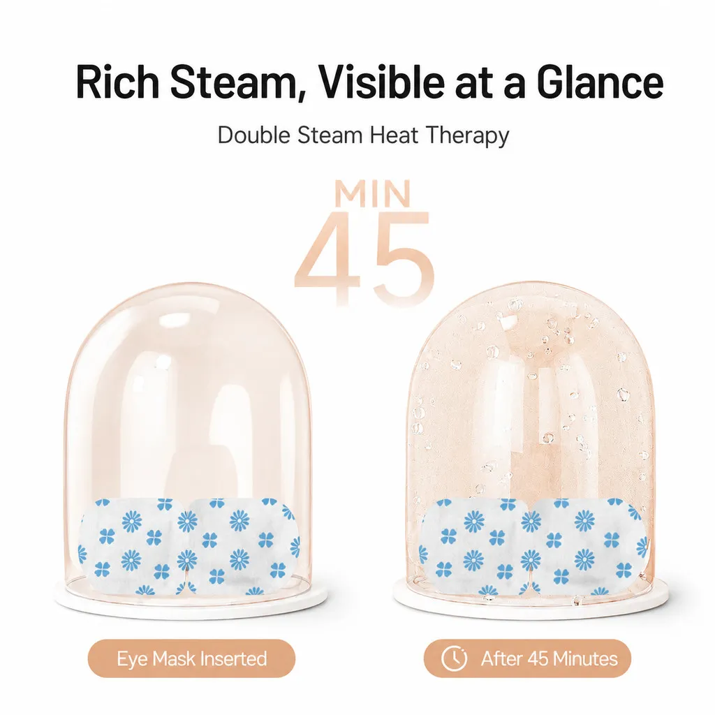 Disposable Steam Eye Mask Hot Compress Eye Patch Self Heating Eye Cover Travel Sleep Relax Care Pack - Image 6