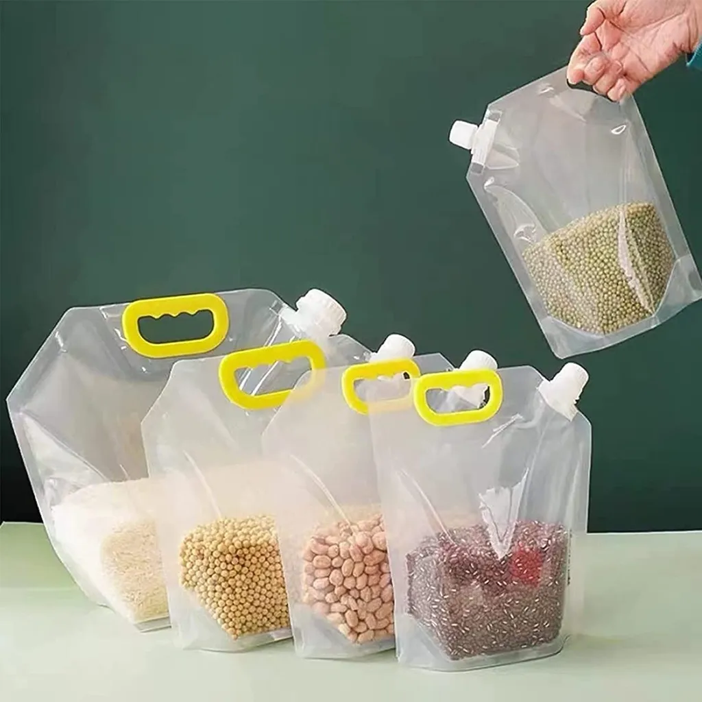 Grain Whole Sealed Bag Food Moisture-Proof Insect-Proof Portable Storage Transparent BPA-Free / Beg Bermeterai - Image 3