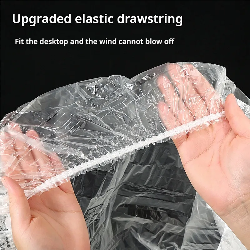 Disposable Bundle Mouth Table Cloth Thickened Transparent Waterproof Oil Proof No Wash Meal Convenient - Image 2