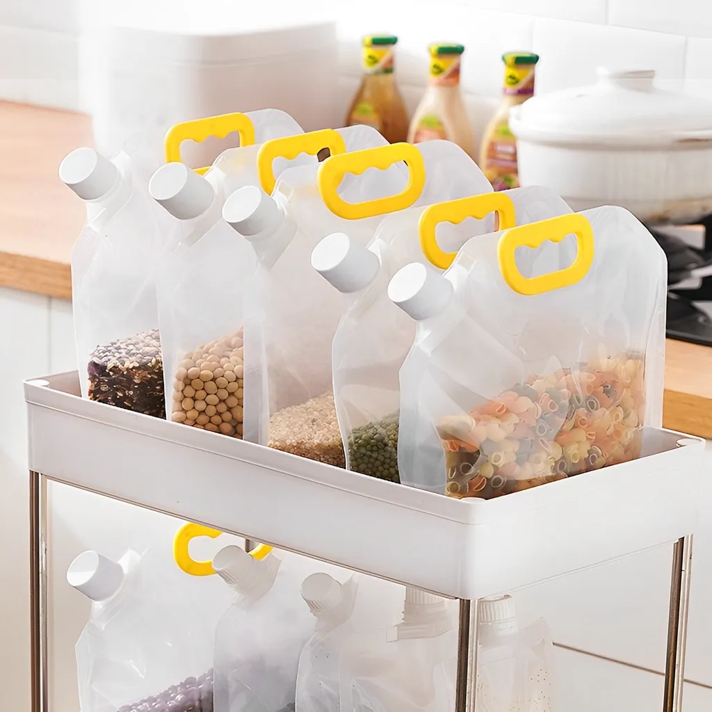 Grain Whole Sealed Bag Food Moisture-Proof Insect-Proof Portable Storage Transparent BPA-Free / Beg Bermeterai - Image 8