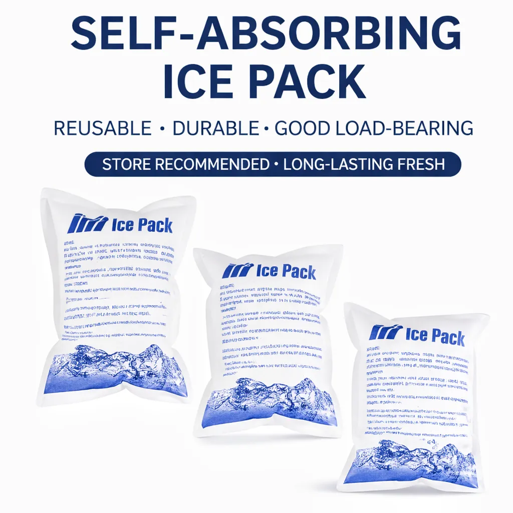 Reusable Ice Pack Self Priming Storage Lunch Box Medical Cold Compress Seafood Transport Cooler Bag Delivery Frozen