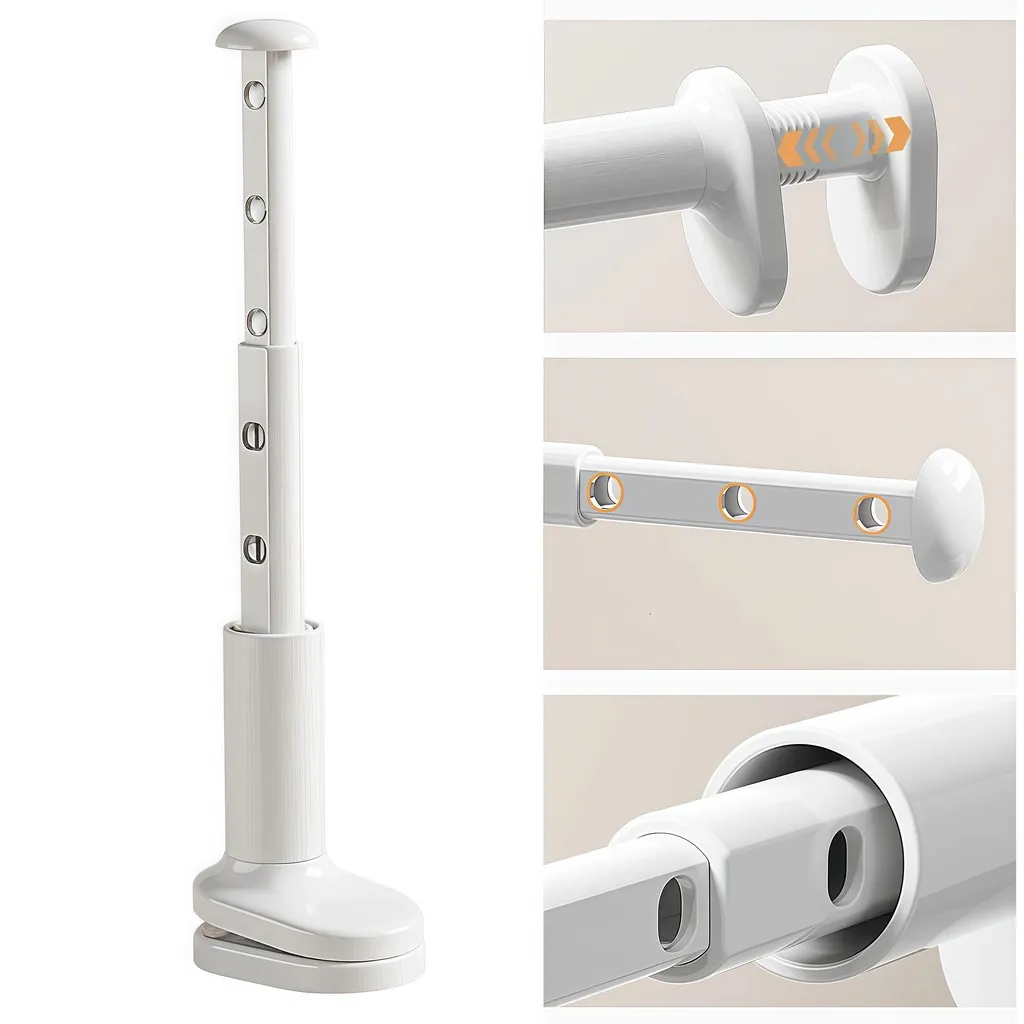 Retractable Portable Clothes Drying Rack Foldable Strong Load Bearing Travel Hanger ABS Space Saving Laundry Organizer - Image 7