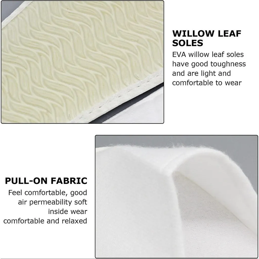 Spa Disposable Slippers Toe Towelling Hotel Guest Travel Unisex Shoe - Image 3