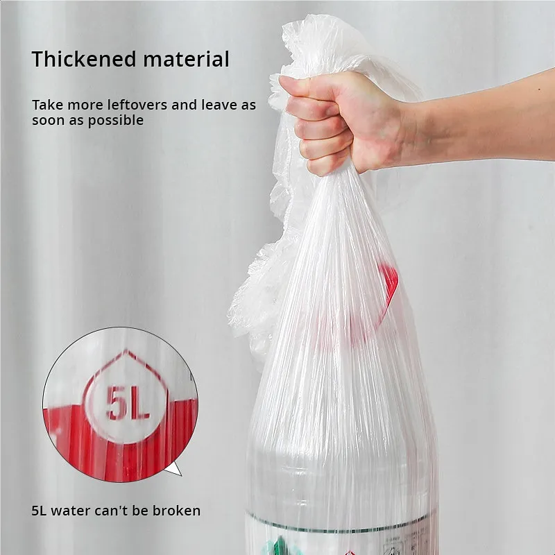 Disposable Bundle Mouth Table Cloth Thickened Transparent Waterproof Oil Proof No Wash Meal Convenient - Image 5