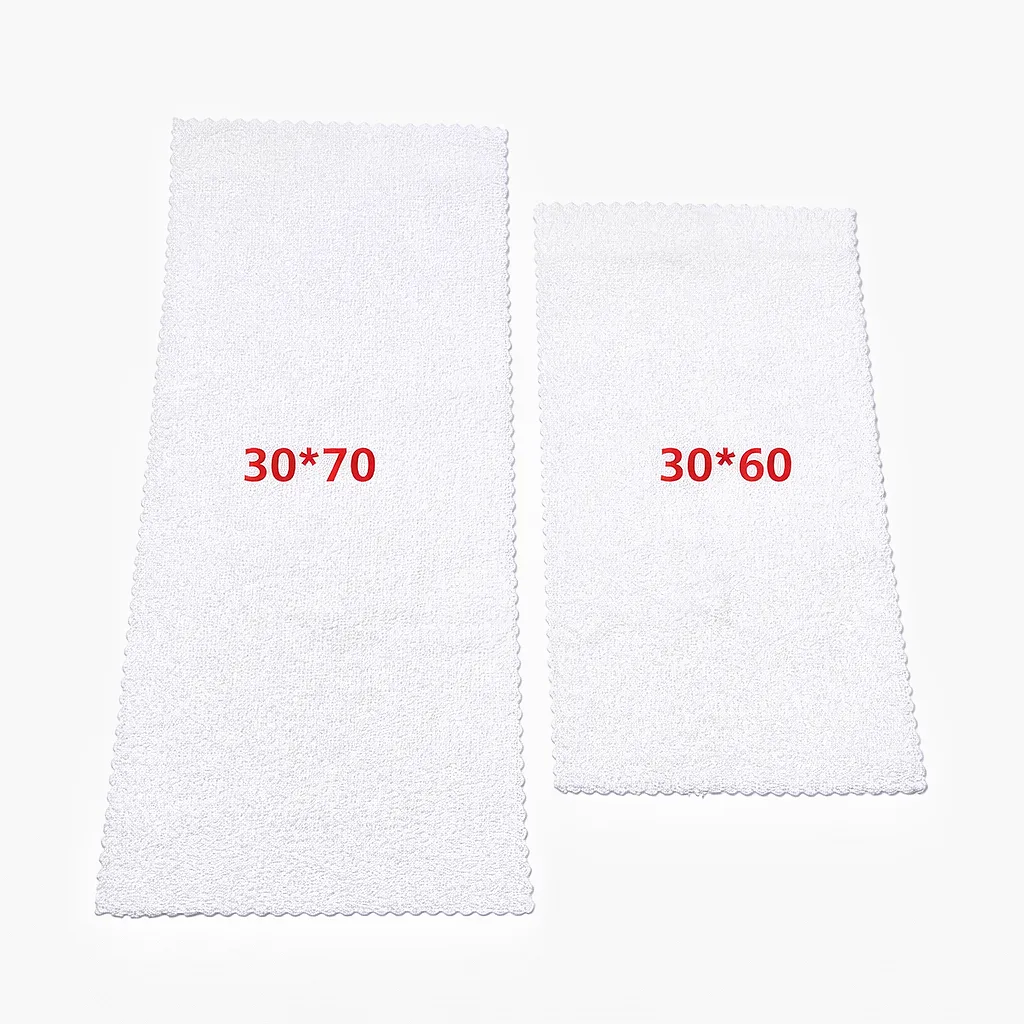 White Towel Bathing Hotel Bathhouse / Hair Salon Pedicure / Thickened Absorbent Lint-Free / Hotel Mandi Tuala Putih - Image 8