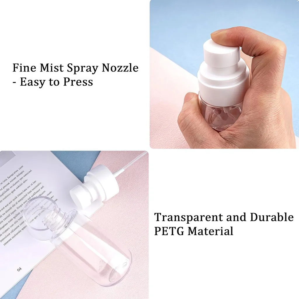 Refillable Spray Bottle Alcohol Atomizer Mini Fine Mist Liquid Containers Skin Care Makeup Travel Accessorie Sample - Image 4