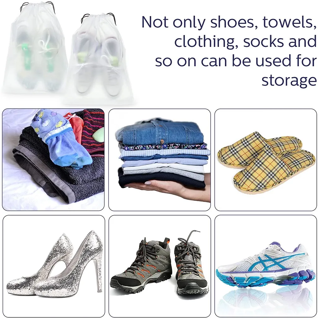 Gift Bag / Travel Organizer / Drawstring Shoe Bag / Unisex / Dust And Waterproof / Space Saving / Beg Hadiah kasut - Image 2
