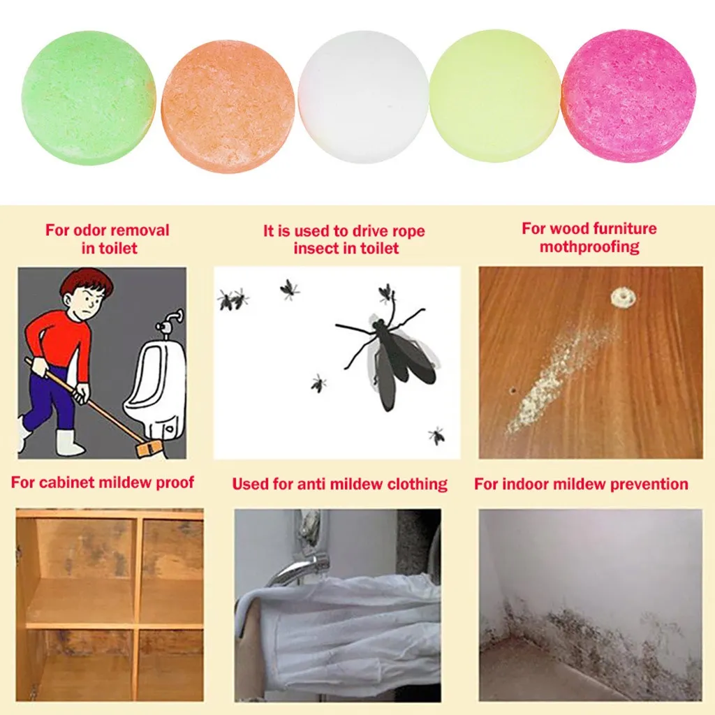 Urinal Deodorizer Freshener Air Solid Ball Deodorant Aroma Mold Proof Home Cleaning Supplies For Hotel Toilet Wardrobe - Image 5