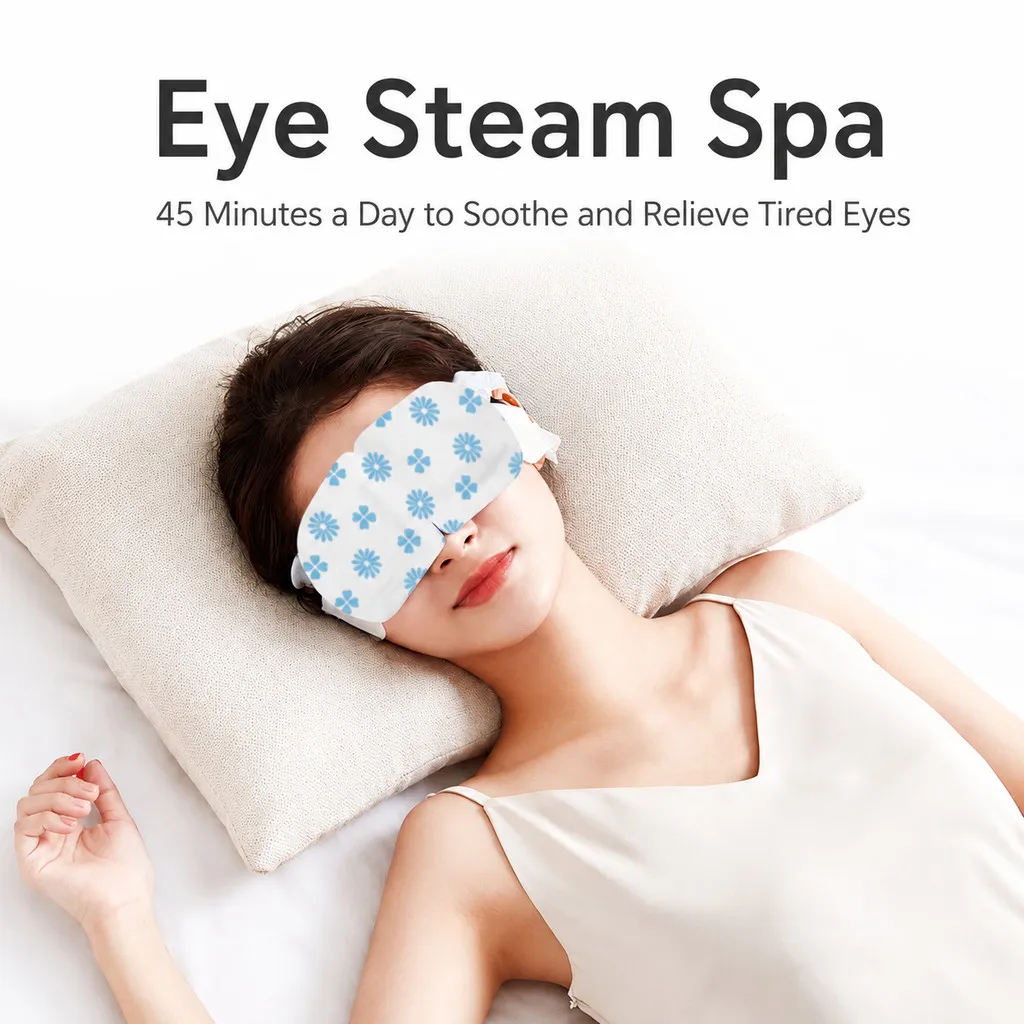 Disposable Steam Eye Mask Hot Compress Eye Patch Self Heating Eye Cover Travel Sleep Relax Care Pack - Image 2