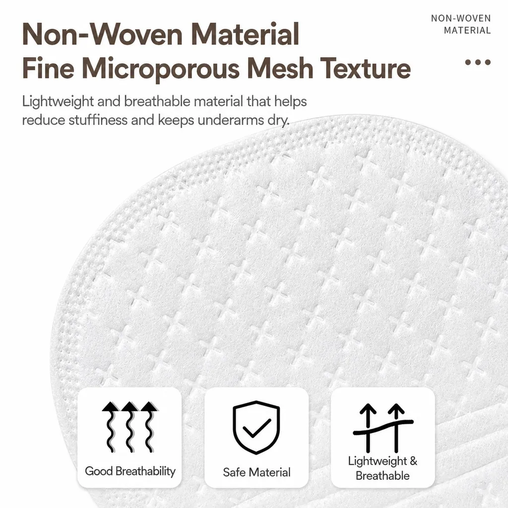Disposable Underarm Sweat Pads Armpit Absorbent Anti Sweat Stain Invisible Clothing Pads For Men Women - Image 3