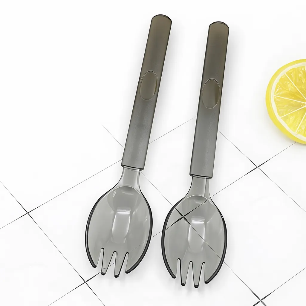 Transparent Disposable Spoon Fork Individually Packed Thick Food Grade PP Cutlery Catering Restaurant Delivery Use - Image 3