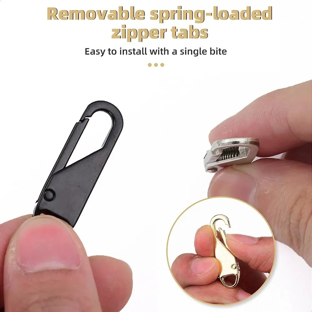 Zipper Slider Puller Instant Repair Bag Replacement Bad Buckle Travel Suitcase Head DIY Sewing Craft - Image 8
