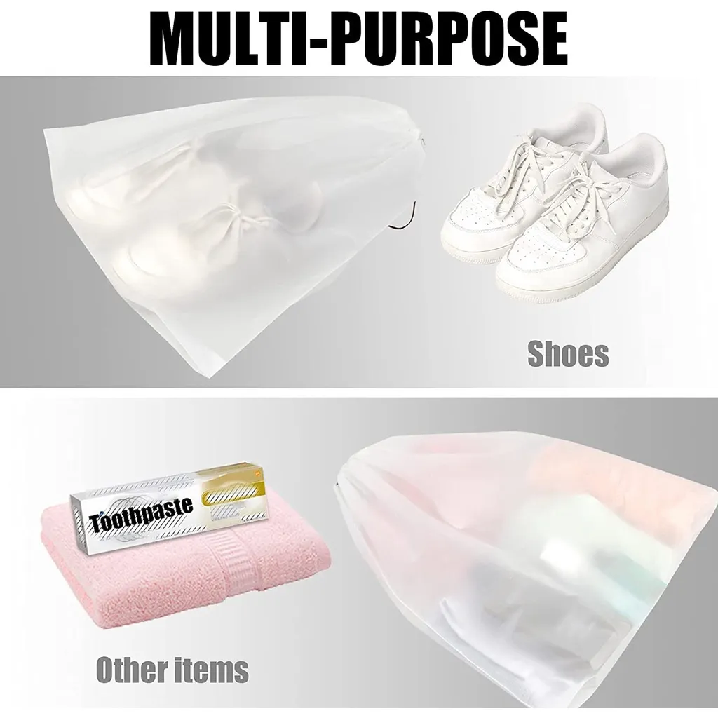Gift Bag / Travel Organizer / Drawstring Shoe Bag / Unisex / Dust And Waterproof / Space Saving / Beg Hadiah kasut - Image 5