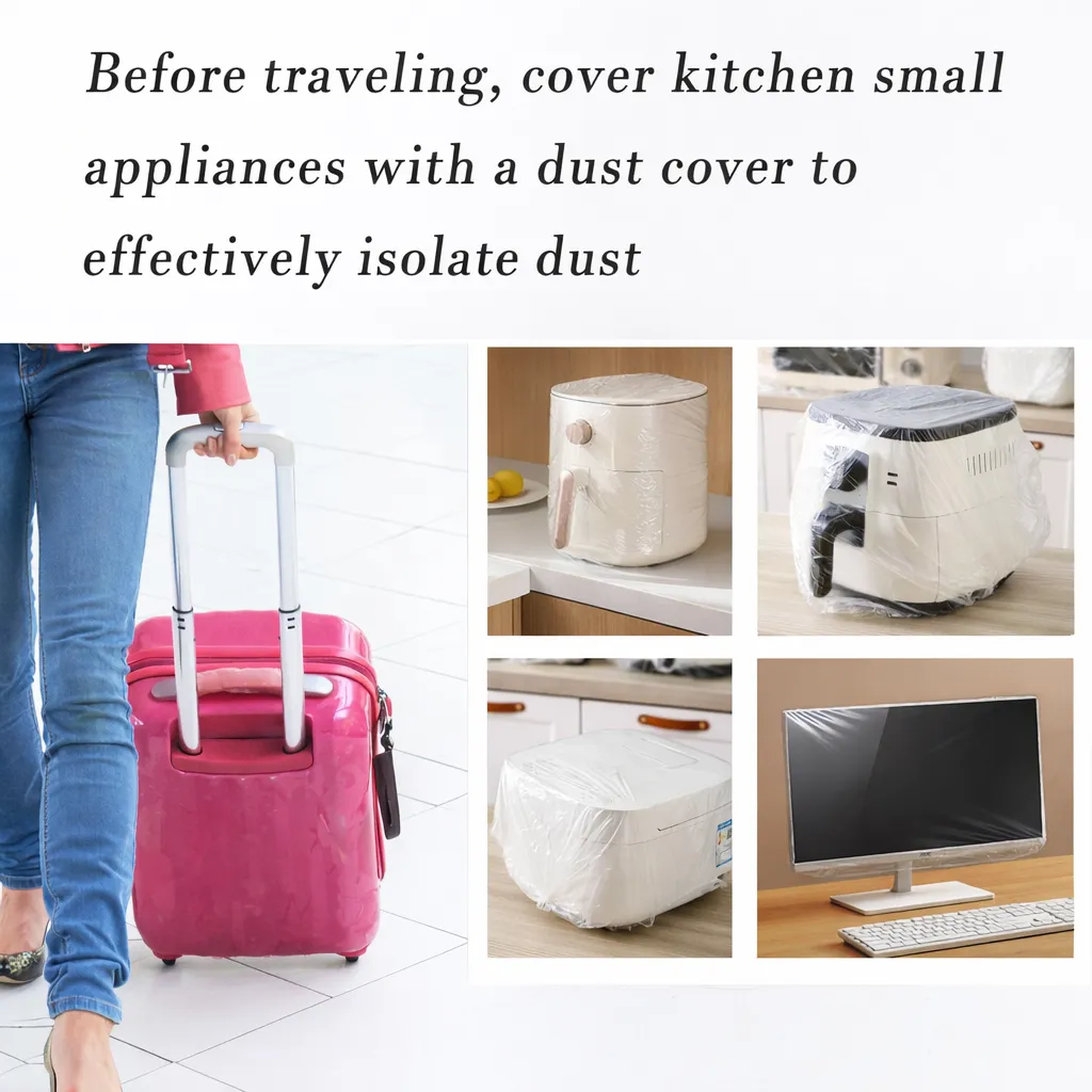 Disposable Dust Cover Rice Cooker Household Appliance Baking Pan Microwave Oven Anti-Cockroach Penutup Habuk Pakai - Image 4