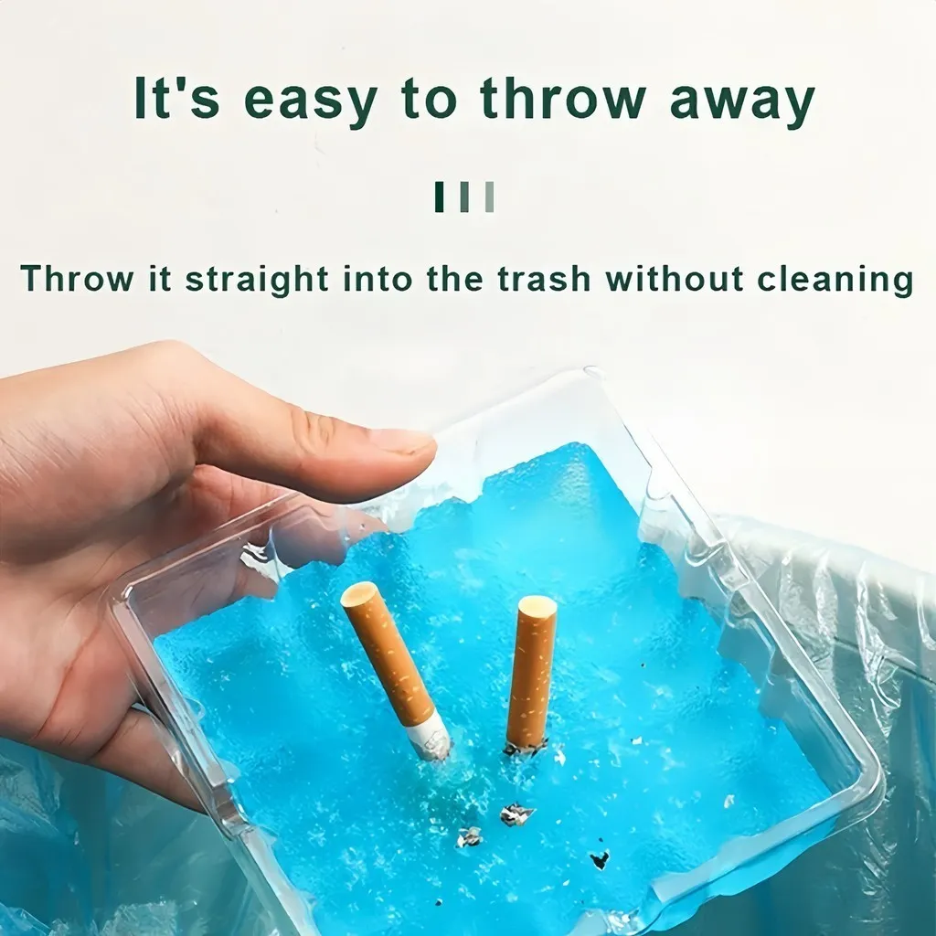 Disposable Ashtray Cleaner Household Anti Fly Ash Office Cleaning Smoke Remover Fashionable Lazy Odor Pembersih Asbak - Image 2