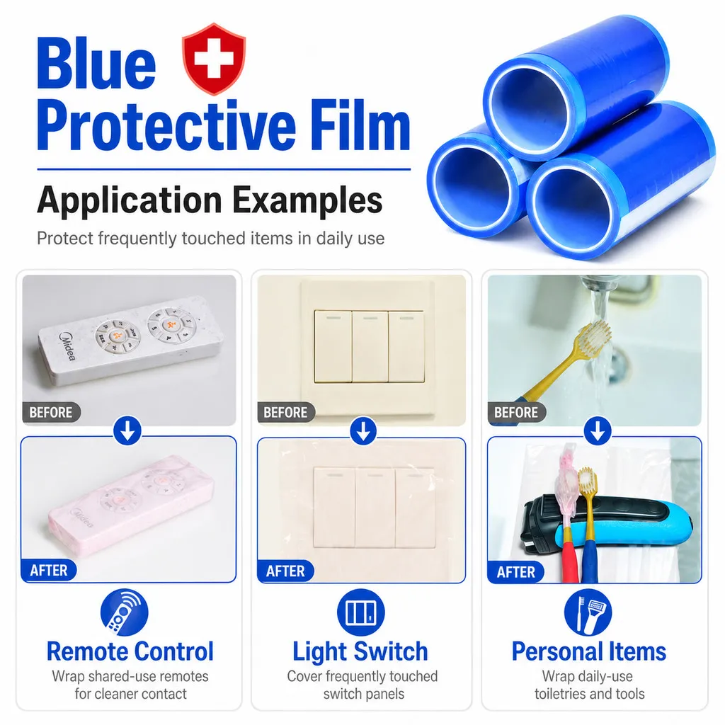 Disposable Isolation Film Roll Toilet Seat Barrier Tape Bathroom Surface Cover Travel Hotel Homestay Use - Image 5