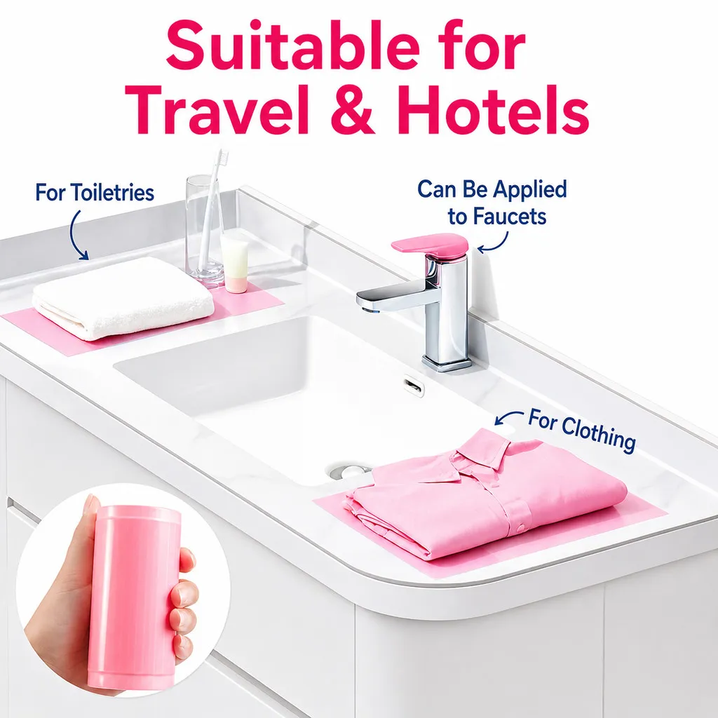 Disposable Isolation Film Roll Toilet Seat Barrier Tape Bathroom Surface Cover Travel Hotel Homestay Use - Image 8