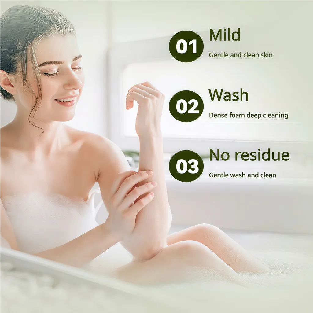 Disposable Shower Gel Shampoo White Tea Amino Acid Refreshing Tube Travel Hotel Guest Amenity 20ml - Image 8