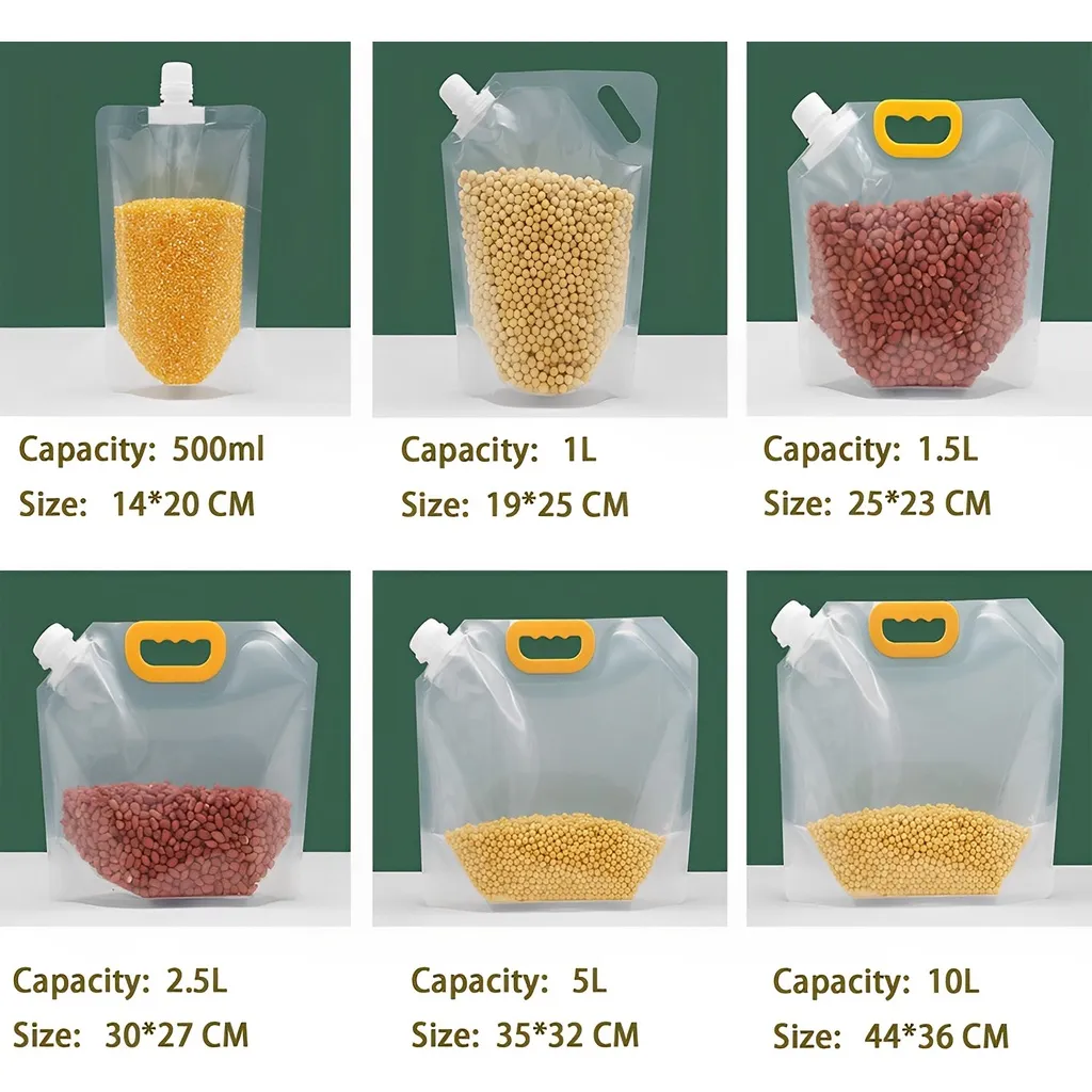 Grain Whole Sealed Bag Food Moisture-Proof Insect-Proof Portable Storage Transparent BPA-Free / Beg Bermeterai - Image 6