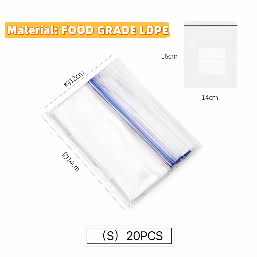 Aluminum Foil Fresh Keeping Bag Reusable Ziplock Food Storage Pouch Waterproof Seal Organizer for Kitchen Freezer - Image 9