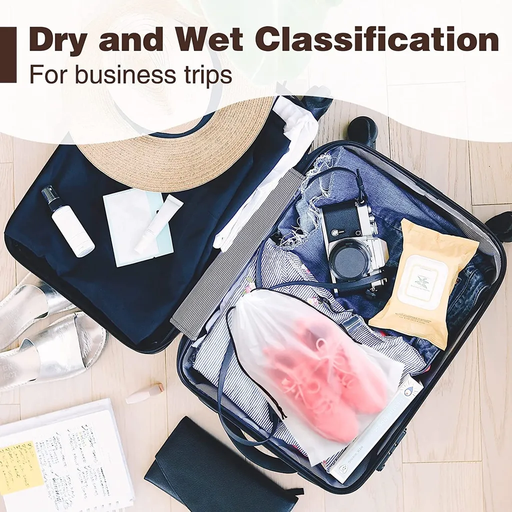 Gift Bag / Travel Organizer / Drawstring Shoe Bag / Unisex / Dust And Waterproof / Space Saving / Beg Hadiah kasut - Image 8