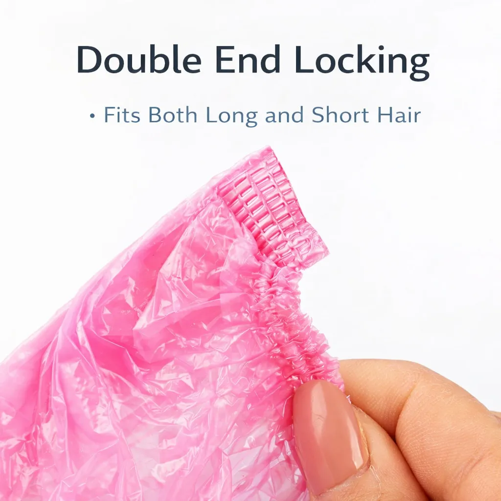 Disposable Shower Cap Waterproof Hair Cover Bath Cap Elastic Spa Hotel Travel Kitchen Cleaning Hygiene Use - Image 4