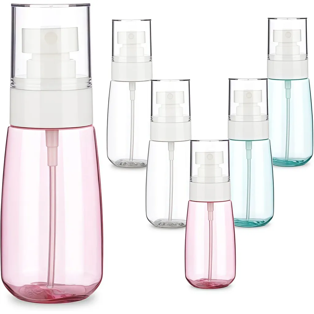 Refillable Spray Bottle Alcohol Atomizer Mini Fine Mist Liquid Containers Skin Care Makeup Travel Accessorie Sample