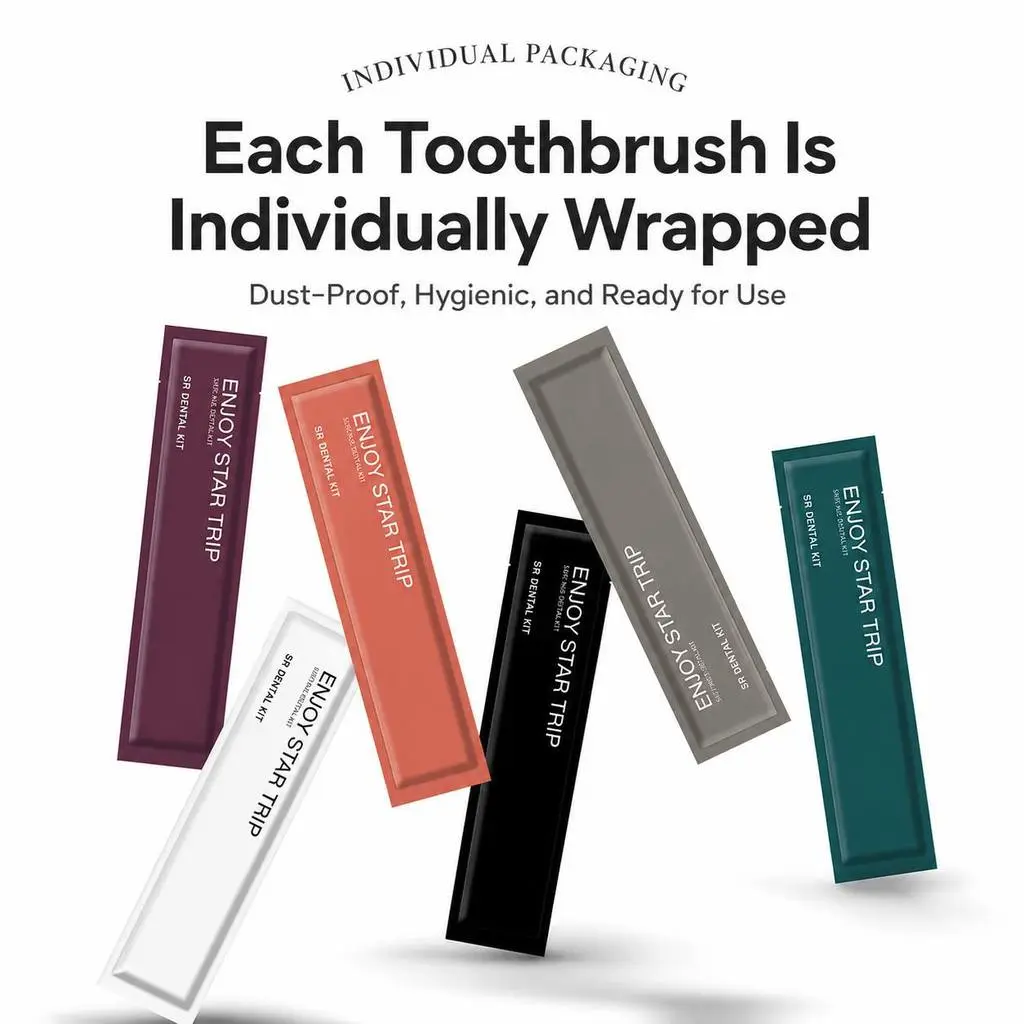 Hotel Disposable Toothbrush Dental Kit 3g Toothpaste Soft Bristle Travel Guest Amenity Set Homestay Airbnb Supply - Image 8