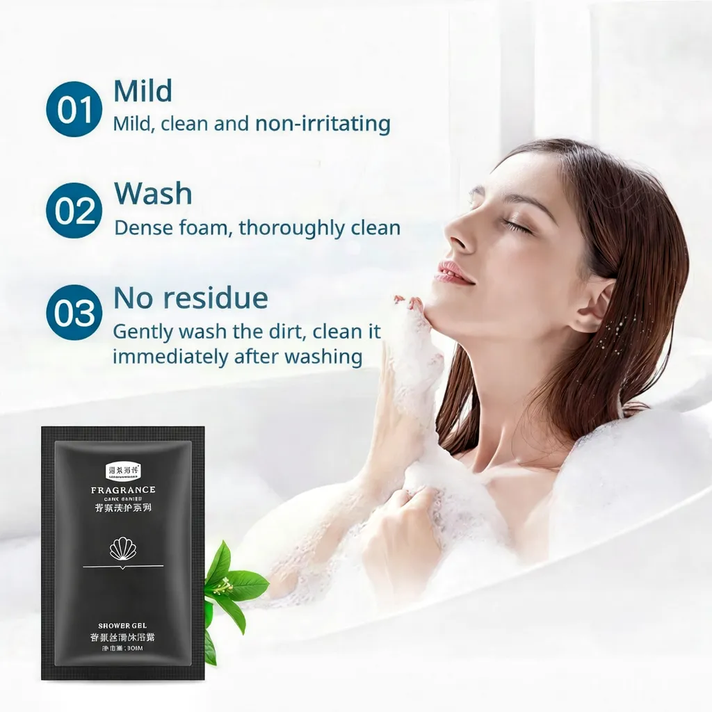 10ml Shampoo Shower Gel Hotel Homestay Supply Disposable Travel Small Package Toiletries Syampu Gel Mandi Melancong - Image 4