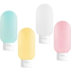 60ml PE Soft Travel Bottle Refillable Lotion Leakproof Shampoo Container Squeezable Accessories Conditioner Liquid