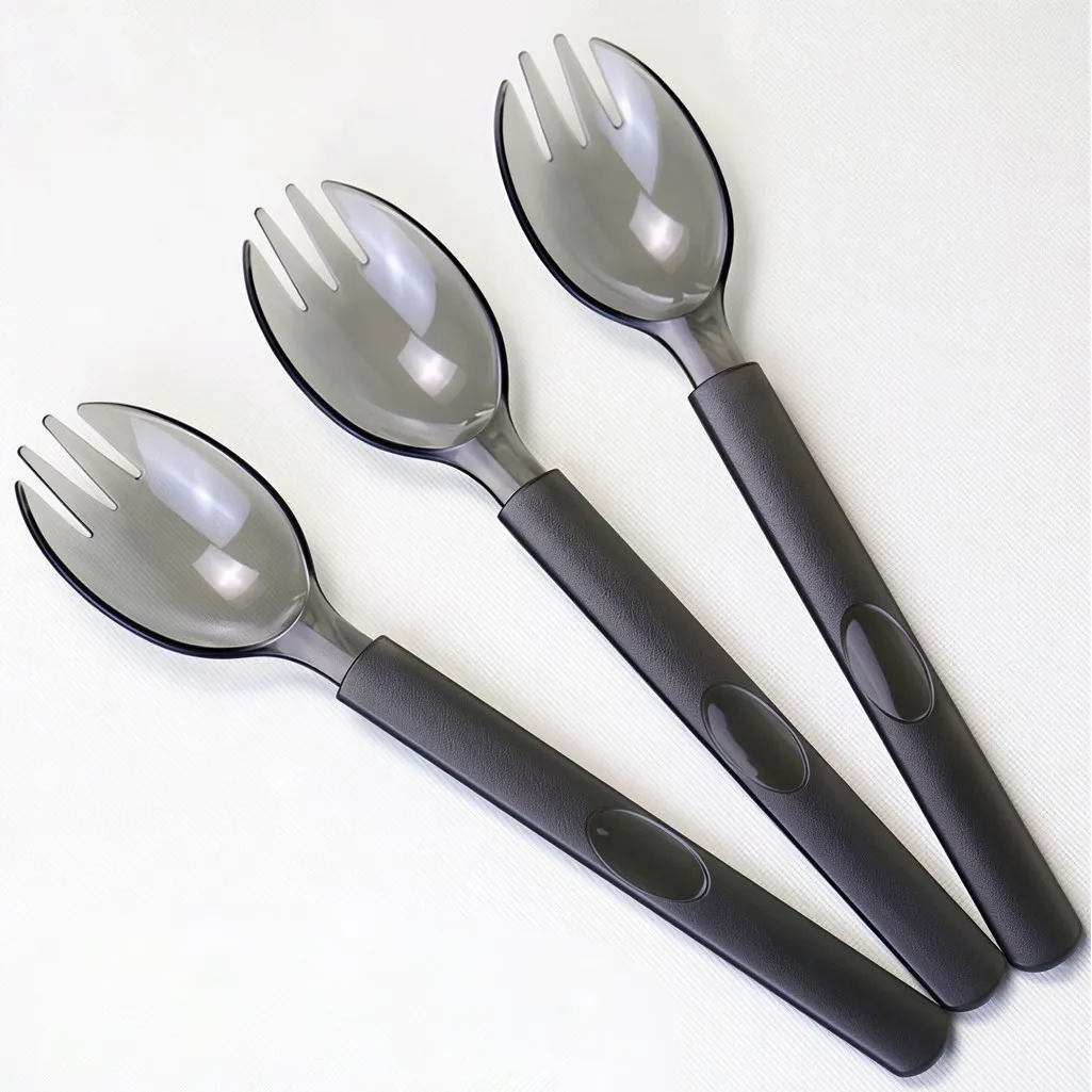 Transparent Disposable Spoon Fork Individually Packed Thick Food Grade PP Cutlery Catering Restaurant Delivery Use - Image 7