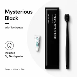 Black + toothpaste