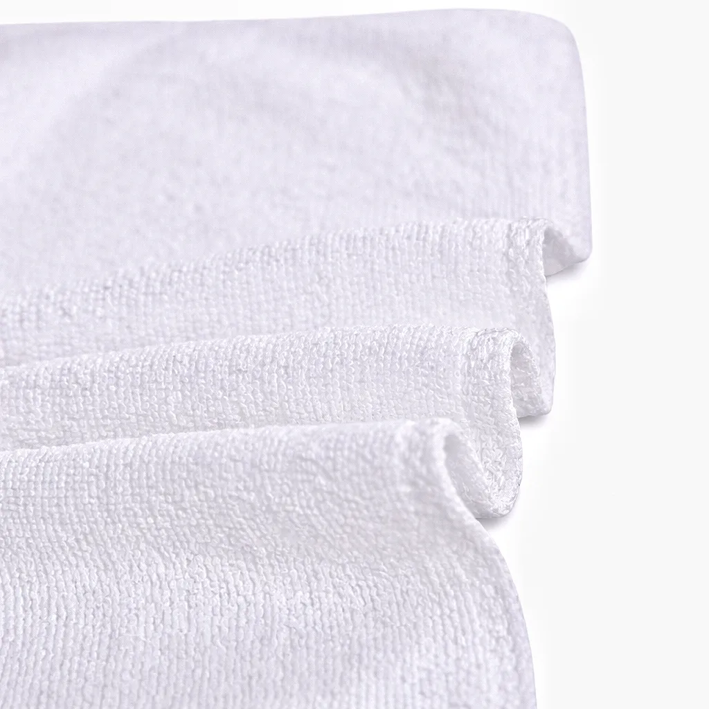 White Towel Bathing Hotel Bathhouse / Hair Salon Pedicure / Thickened Absorbent Lint-Free / Hotel Mandi Tuala Putih - Image 4