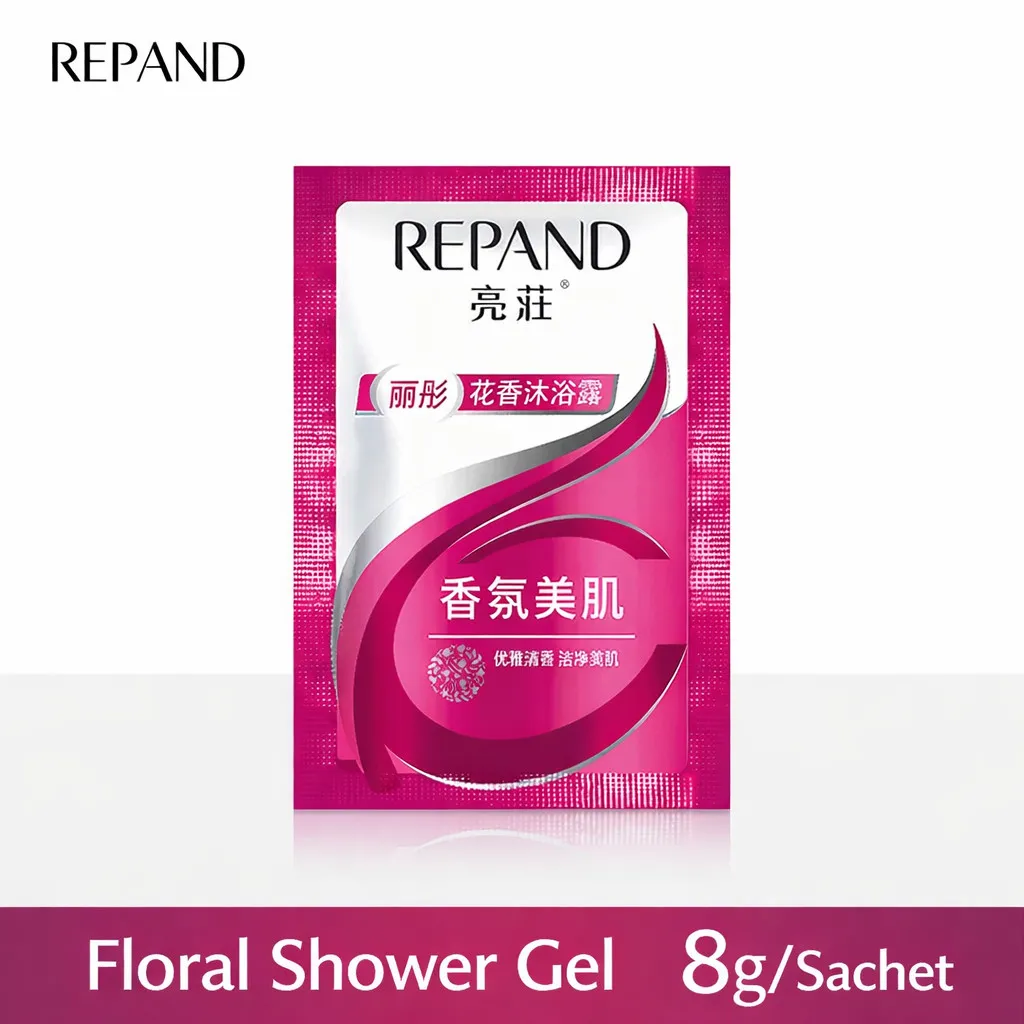 REPAND Hotel Shampoo Body Wash Sachet 8g Disposable Travel Toiletries Floral Fragrance Guest Amenity Single Use Pack - Image 9