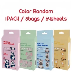 1PACK/8bags/64 sheet