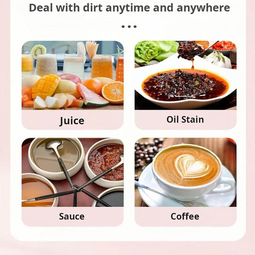 Clothes Stain Removal Wipes Emergency Rescue Remover Cleaning Tissue Wipe Instant Clothe Cleaning - Image 3