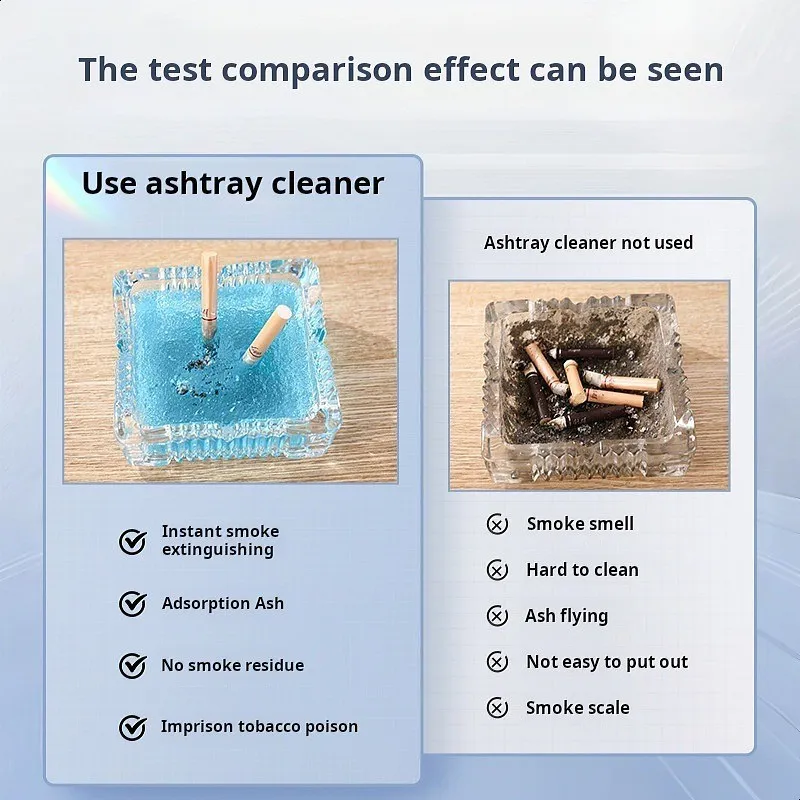 Disposable Ashtray Cleaner Household Anti Fly Ash Office Cleaning Smoke Remover Fashionable Lazy Odor Pembersih Asbak - Image 4