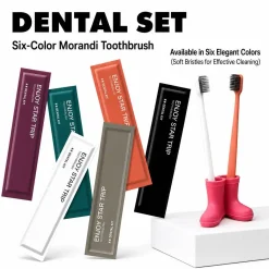 Hotel Disposable Toothbrush Dental Kit 3g Toothpaste Soft Bristle Travel Guest Amenity Set Homestay Airbnb Supply