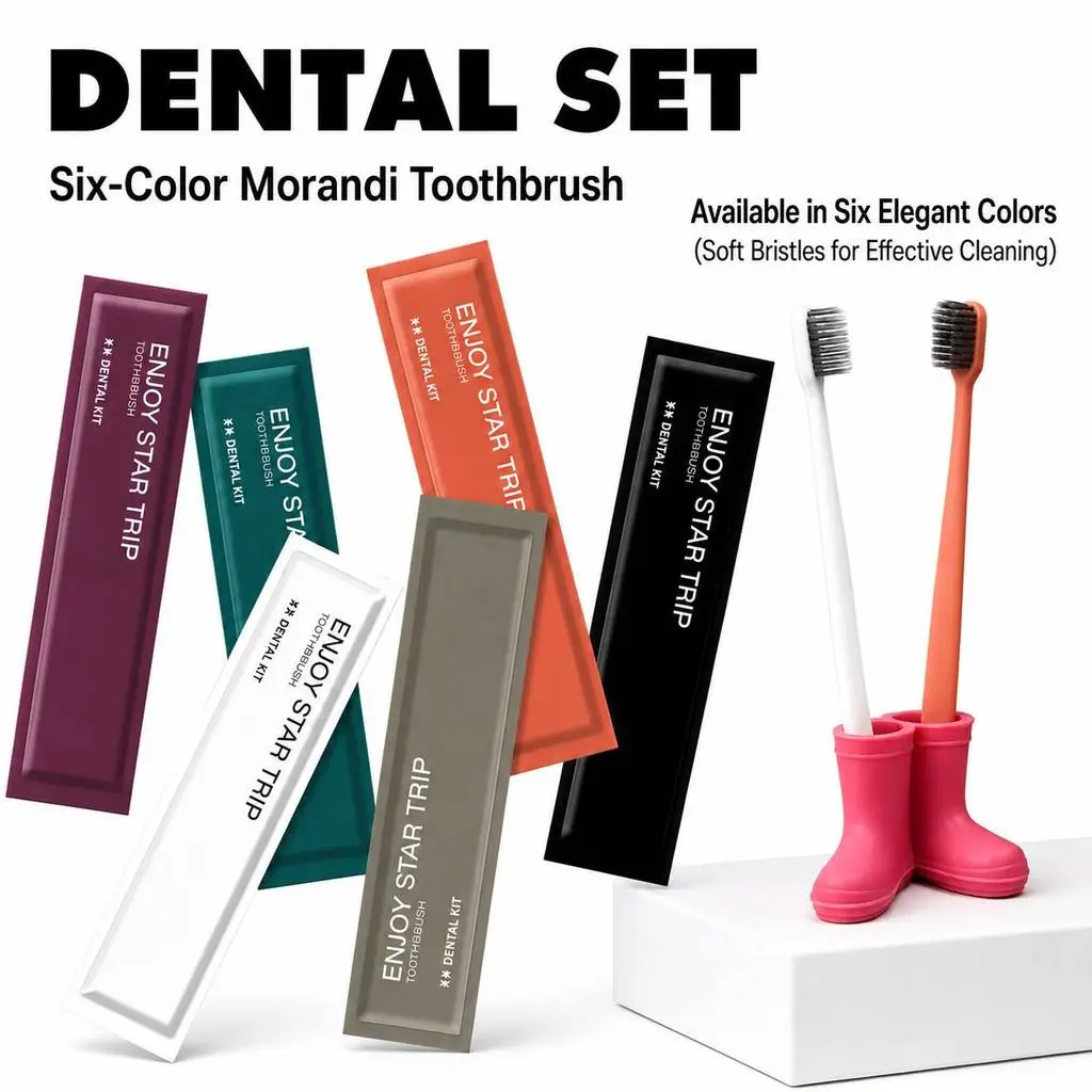 Hotel Disposable Toothbrush Dental Kit 3g Toothpaste Soft Bristle Travel Guest Amenity Set Homestay Airbnb Supply