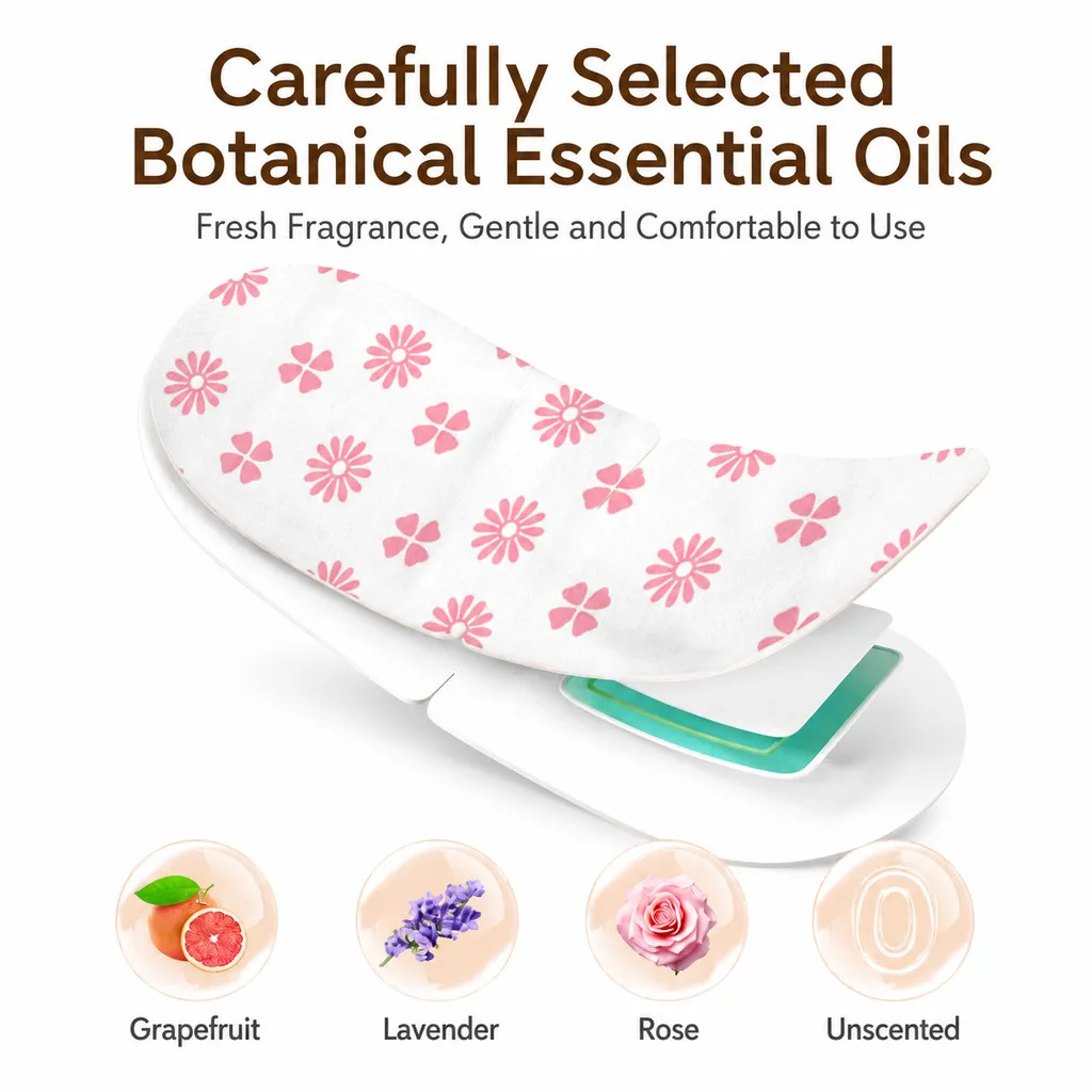 Disposable Steam Eye Mask Hot Compress Eye Patch Self Heating Eye Cover Travel Sleep Relax Care Pack - Image 5